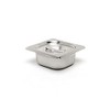 Genware GN19-100 Stainless Steel Gastronorm Pan, 1/9 GN, 176 mm