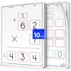 SCRIBBLEDO Multiplication Practice 9"x12" Small White Board Dry Erase Sheets