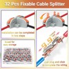 32Pcs Lever Wire Connectors, T-Shape Compact Wire Conductor Connector, Quick