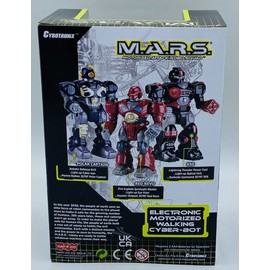 HAP-P-KID M.A.R.S. CYBOTRONIX 7 IN. MOTORIZED WALKING ROBOT POLAR CAPTAIN batteries inc