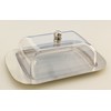 Zoie + Chloe Stainless Steel Butter Dish with Easy to