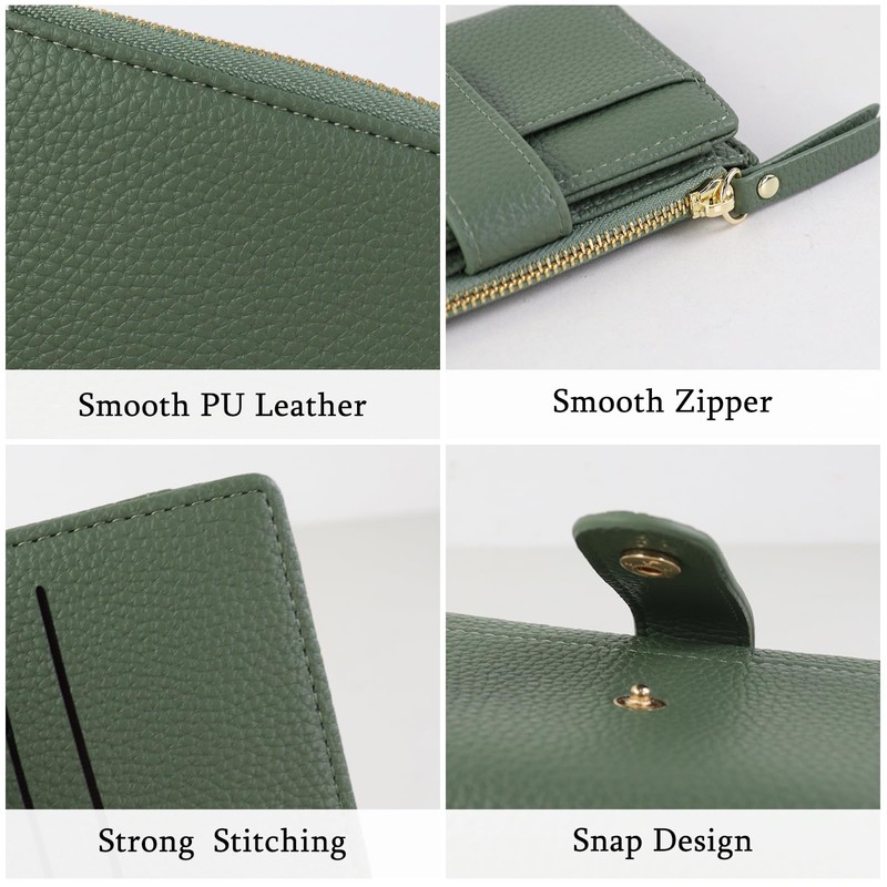 AdiStylinno Small Wallets for Women, Bifold Women's Wallets Soft PU