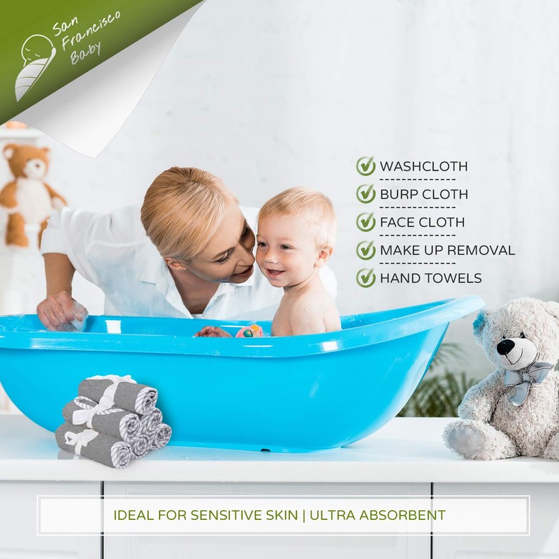 San Francisco Baby - Toallitas de baño para bebé (6