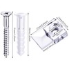 Blulu 20 Pack Mirror Holder Clips for 6 mm in