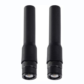 BINGFU Amateur Radio Antenna BNC Male 20MHz - 1300MHz Soft Antenna CB Radio Antenna Police Scanner Antenna 2 Pack