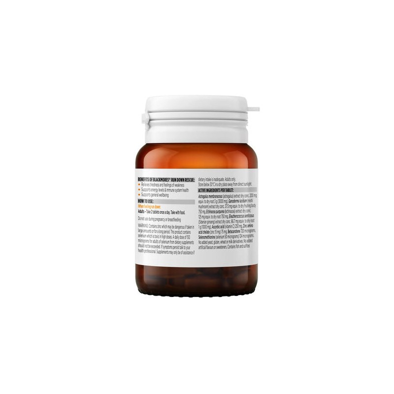 Blackmores Run Down Rescue 30 Tablets