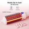 K&K 1.25 Inch Heated Curling Brush with Ceramic Tourmaline Ionic