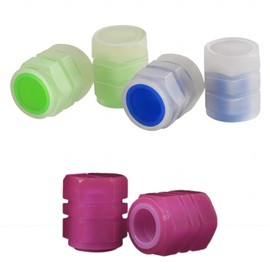 Bicycle valve caps, bicycle valve caps, bicycle valves, valve caps, car valve caps, 6 pieces, blue, green and pink, valve cover tyre valve caps