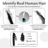 Full Shine Extensiones Cabello Natural 20pz Castaño Medio Con 16in