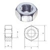 Hexagonal Nut Class 8 DIN 934 3-24 mm, 0/0624/001/ 4,0/