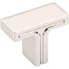 Jeffrey Alexander 867NI Anwick 1-3/8" L Rectangle Cabinet Knob in
