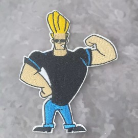 Unbranded Johnny Bravo Cartoon Cartoons Boomerang Character Embroidered Iron On Patch
