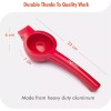 Lime Squeezer - Aluminum Citrus Juicer Red