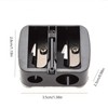 Portable Makeup Eyeliner Pencil Sharpener, 1 Count Double Hole Sharpener,