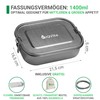 iQVita Stainless Steel Lunch Box, Leak-Proof