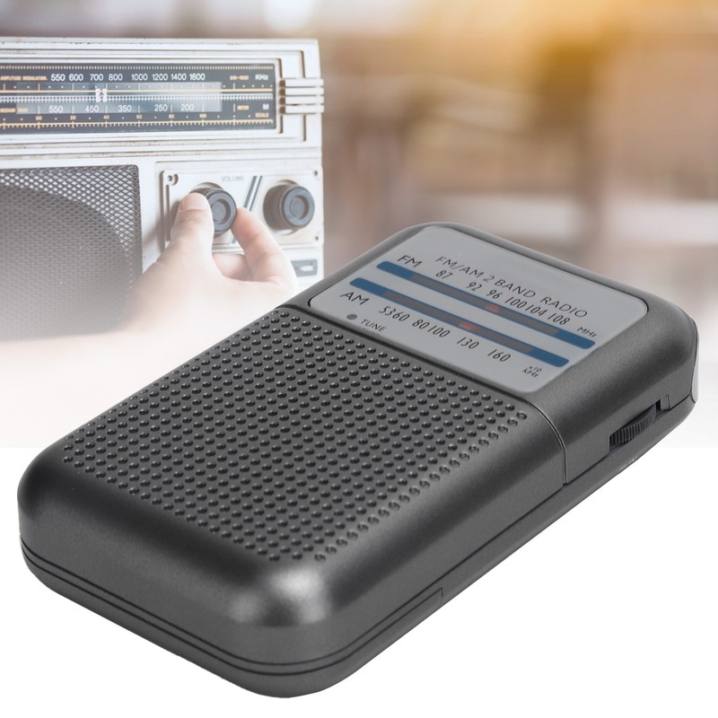 DE-333 Portable Radio AM/FM Receiver Pocket Size 2 Band High