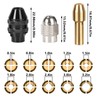 SKWST Drill Chuck Collet Set 4486 for Dremel 0.8-3.2mm Shank