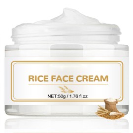 Rice Face Cream for Face, Rice Moisturizer, Deep Moisturizing Skin, Facial Moisturizer for Women Anti Aging, Reduce Fine Line, Restore Skin Elasticity, Rice Water Moisturizer with Rice Extract
