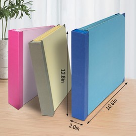 Document Organizer Folio with Labels, Folio Folders with Pockets, Personal Family Important Document Organizer Binder,Emergency Binder Organizer, Life Binder Organizer Kit for Documents (Pink)