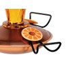 Woodlink's WLO8 Copper Colored Cut Glass Oriole Feeder
