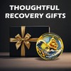Sobriety Coin with Liquid Sand, Recovery Ship Challenge Coin, One