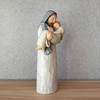 ShineOnAngel Jesus Healing Girl Figurine - Hand Painted Jesus Statue
