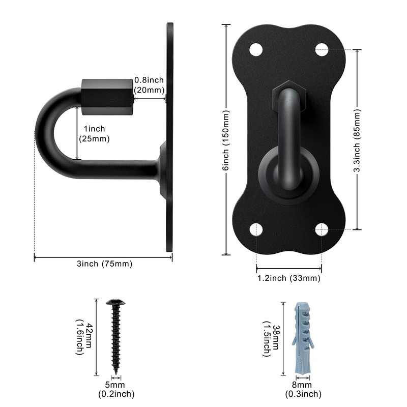BeneLabel Wall Mounted Dog Leash Holder for Wall Pet Leash