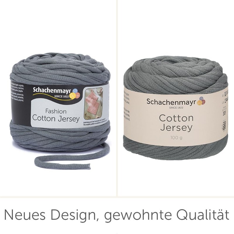 Schachenmayr Cotton Jersey, 100G Graphit Handstrickgarne
