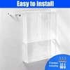 Aphbrada Triple Hygiene Dispenser Sanitation Station with Lid - Tabletop