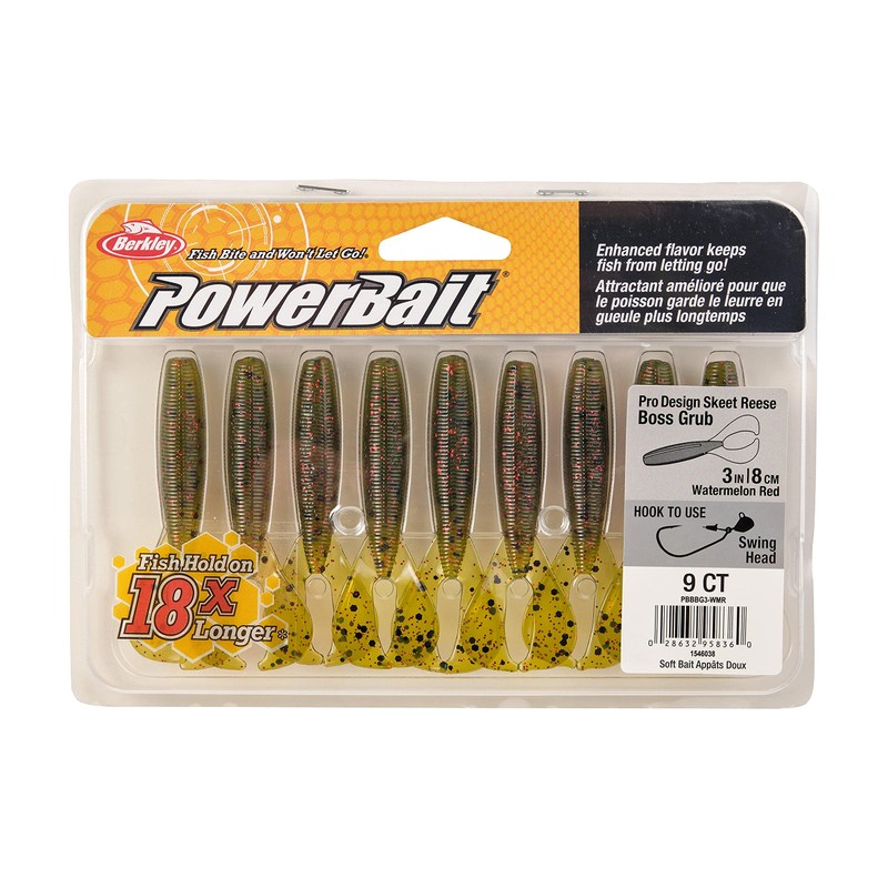 Berkley Powerbait The Boss Grub Fishing Soft Bait