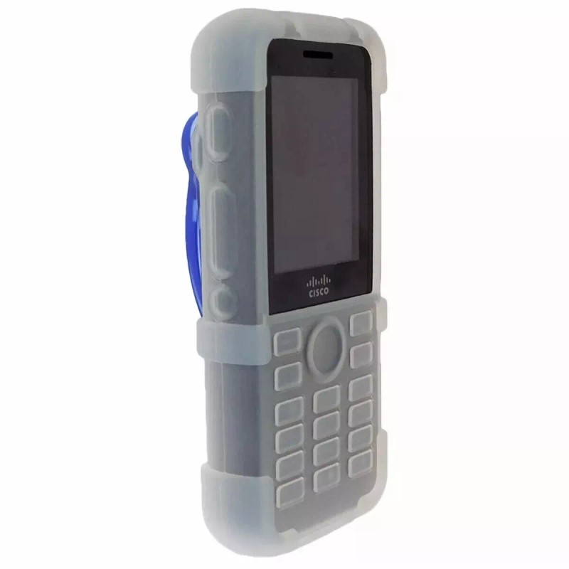 K&M Com Services Cisco 8821 Silicone Case with Rotating Belt