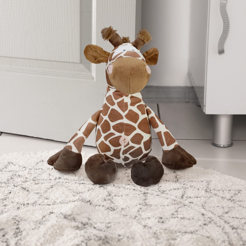 Relaxdays Giraffe Fabric Floor Sand Heavy Interior Soft Door Stop