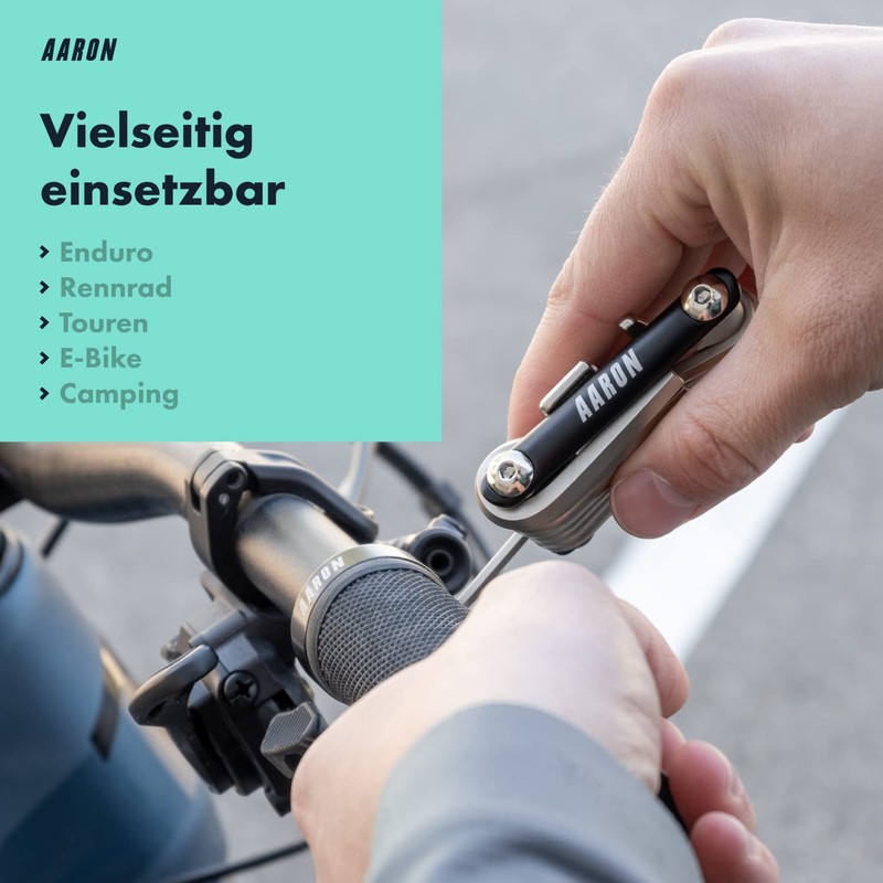 AARON Tool 20 in 1 Multitool - Bicycle Multifunctional Tool