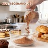 4-in-1 Adjustable Measuring Cup, Multi-Functional Kitchen Tool with Push-Button, with