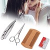 Blue ZOO 4pcs Beard Kit Shaving Knife Blade Double Sided