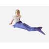 Purple Baby and Toddler Mermaid Tail Blanket Girls Mermaid Baby