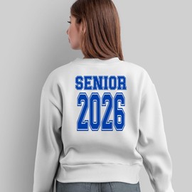 Senior 2026 Iron-On Patches | Jeans, Sweatpants and Jackets