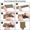 IDOGEAR SPORTS Tactical MOLLE Folding Dump Pouch Utility Tool Pouch