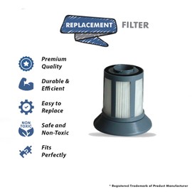 Replacement for Bissell Canister 1665, 16652, 1665W Vacuum Cleaner Secondary Filter Assembly # Compare to Part 161-3056, 1613056
