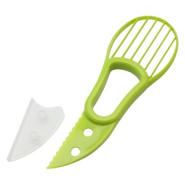 Kai KAI KITCHEN DH8190 Avocado Cutter, Seeder, Peeler with Cap, Made in Japan