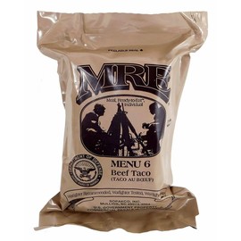 Ammo Can Man MRE (Meals-Ready-To-Eat) Case - Genuine Military Surplus MRE Case | 2026 Inspection Date (A Case Only - Menus 1-12)