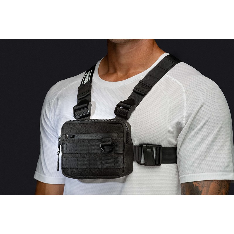 MVRK Water Resistant Chest Bag - Lightweight Tactical Chest Bag