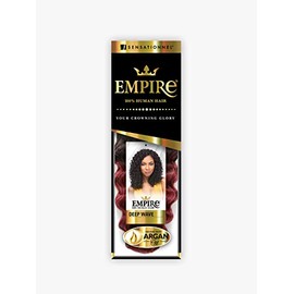 Sensationnel Empire Curly weave hair - deep wave human hair for weaving and sew in styles - Empire Deep Wave (10 inch, 99J)