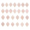 Cheriswelry 26pcs Pink Letter A~Z Connector Link Charms Flat Round