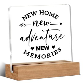 Housewarming Gifts, New Home Gift Ideas, Gifts for New Homeowners, New Apartment Gifts, Home Decor for Desk 4 x 4 Inches
