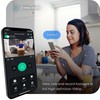 Heath Zenith Wired Smart Video Doorbell, Black, Plastic, 2-Way Audio,