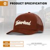 Timberland Trucker Hat for Men - Durable Cotton Twill, Adjustable