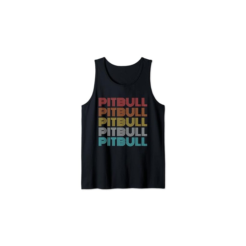 Retro Vintage Pitbull Tank Top