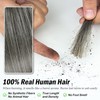 KRN Gray Human Hair Bundles Deep Curly 100g Grey Braiding
