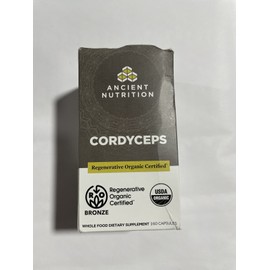 Ancient Nutrition Cordyceps Supplement 60ct Exp 2/8/26